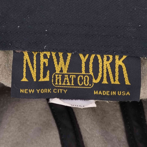 ニューヨークハット NEWYORK HAT&CAP CO. USA製 レザー ハンチング メンズ L/XL