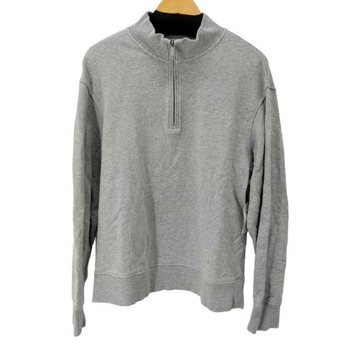 カルバンクラインジーンズ Calvin Klein Jeans A-CHENILLE MONOLOGO ZIP THRU ハーフジップスウェット メンズ import:L