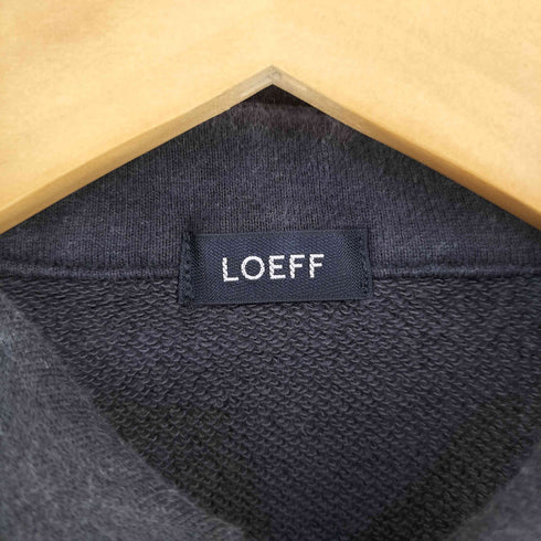 ロエフ LOEFF コットン スウェット ポロシャツ レディース