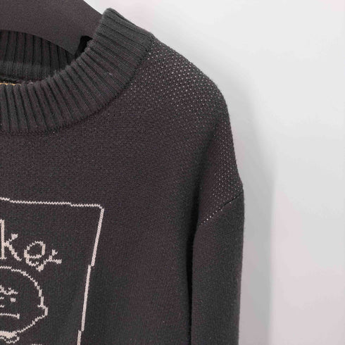 ピーナッツ PEANUTS 別注 ダブル ジャガードニット メンズ JPN:L