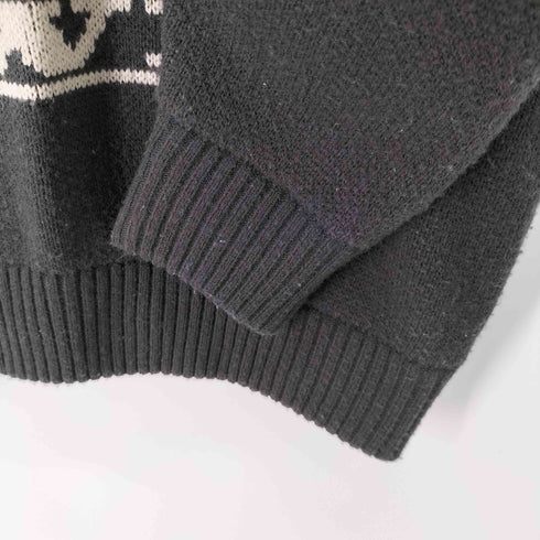 ピーナッツ PEANUTS 別注 ダブル ジャガードニット メンズ JPN:L