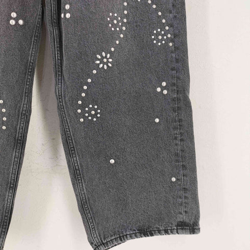 アメリ AMERI STUDS DETAIL STRAIGHT DENIM PANTS レディース 26