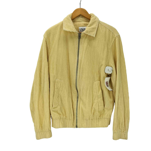 ザラ ZARA Corduroy Zip-Up Blouson Jacket コーデュロイ コーズ ジップアップ ブルゾン ジャケット レディース import:S