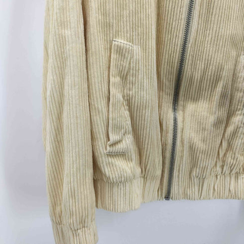ザラ ZARA Corduroy Zip-Up Blouson Jacket コーデュロイ コーズ ジップアップ ブルゾン ジャケット レディース import:S