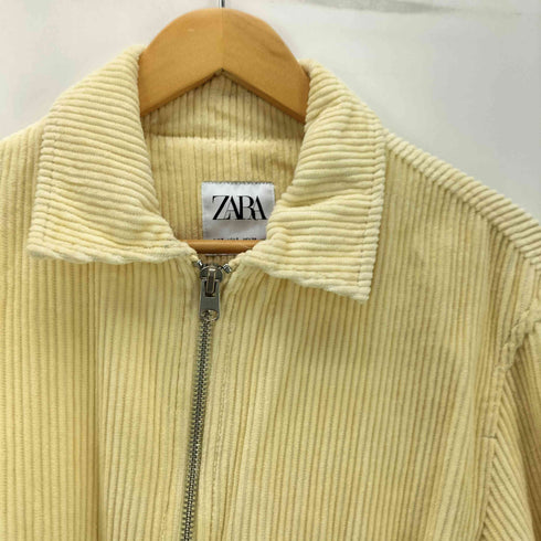ザラ ZARA Corduroy Zip-Up Blouson Jacket コーデュロイ コーズ ジップアップ ブルゾン ジャケット レディース import:S