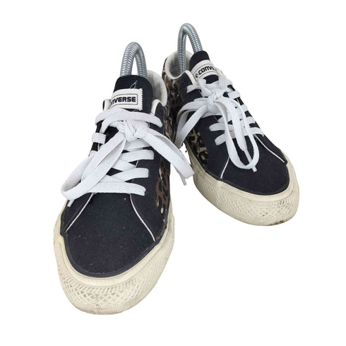 コンバース CONVERSE PRORIDE SK PT OX レオパード柄 ローカットスニーカー レディース JPN:23.5
