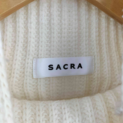 サクラ SACRA COURSE GAUGE FURROW TOP ニット セーター レディース