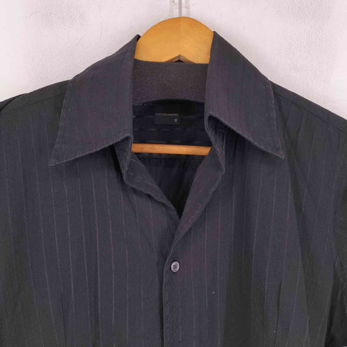 COTTON GRARHIC ストライプ L/S シャツ メンズ