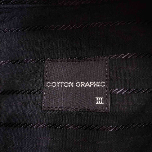 COTTON GRARHIC ストライプ L/S シャツ メンズ