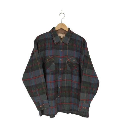 アロー ARROW SPORTSWEAR BIG LONG SLEEVE 襟芯 フラップポケットチェックシャツ メンズ 1X