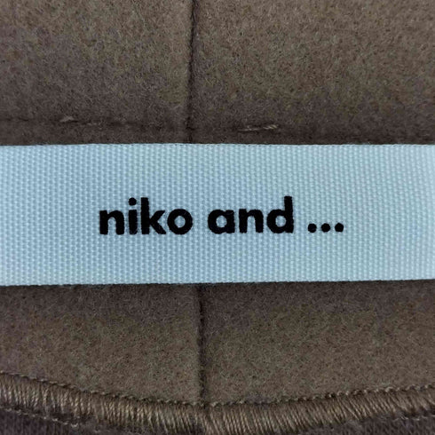 ニコアンド niko and... ふわショールカラーロングコート レディース FREE