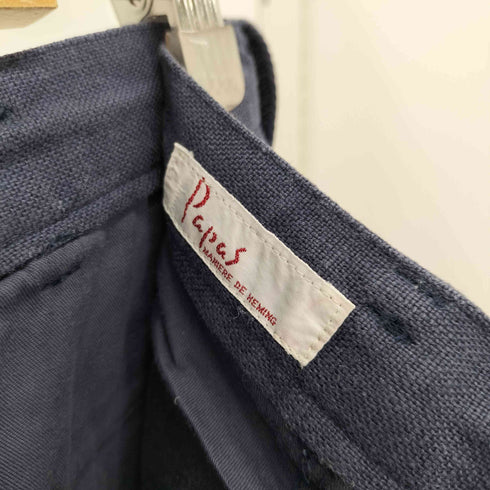 パパス papas リネンスラックス メンズ JPN:M