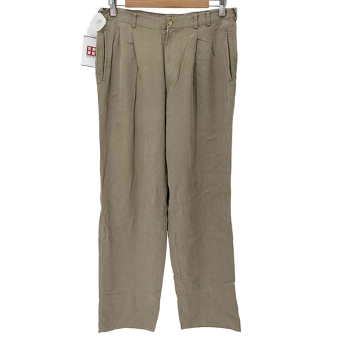 パパス papas ウール 2タック ワイドスラックス メンズ JPN:L