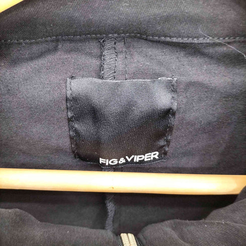 フィグアンドヴァイパー FIG&VIPER WASHED デザイン JK ショート丈 ドローコードジャケット Y2K レディース FREE