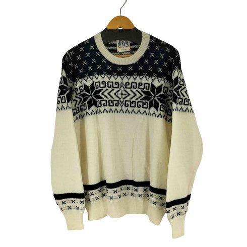 MOLO 11 総柄クルーネックニット メンズ import:M