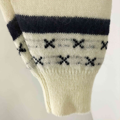 MOLO 11 総柄クルーネックニット メンズ import:M