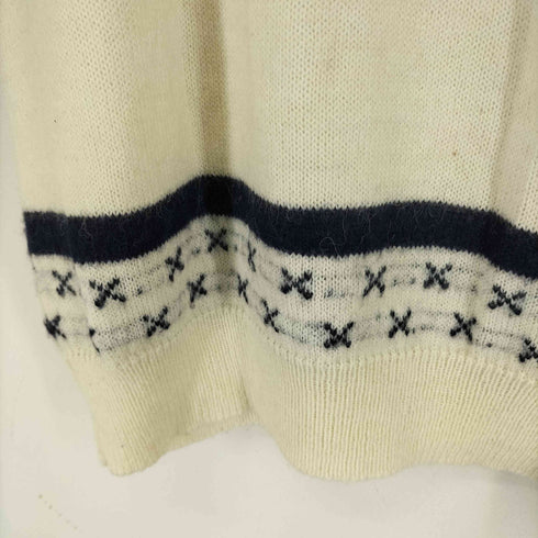 MOLO 11 総柄クルーネックニット メンズ import:M