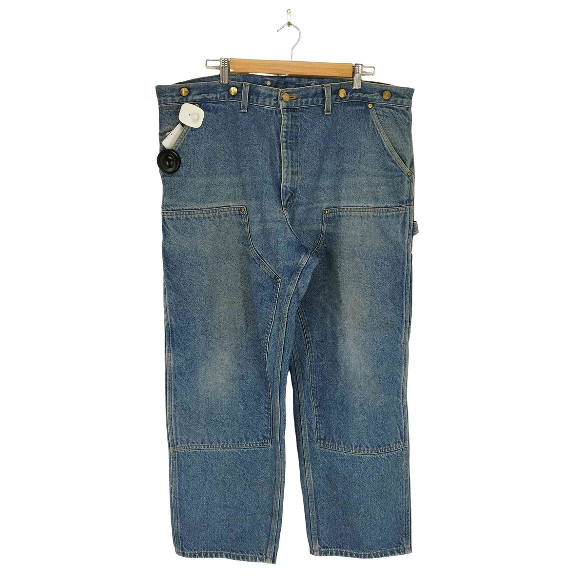 希少　カーハート　ダブルニー　サスペンダーボタン　ペインターパンツ カーハート Carhartt サスペンダーボタン ダブルニーデニムペインター