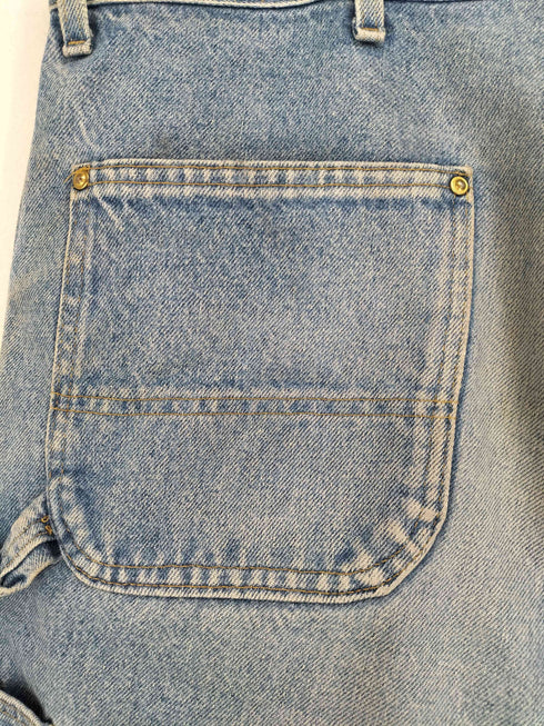 カーハート Carhartt サスペンダーボタン ダブルニーデニムペインターパンツ メンズ 42×30