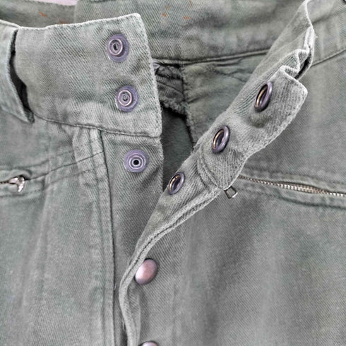 LAMPOジップ ジップデザインミリタリーパンツ メンズ