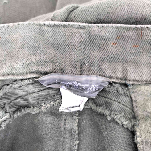 LAMPOジップ ジップデザインミリタリーパンツ メンズ