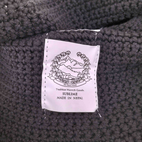 サブライム SUBLiME FINE HANDKNIT HAT メンズ