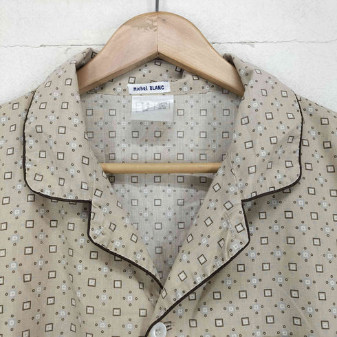 MICHEL BLANC 総柄 パジャマシャツ メンズ import:XL
