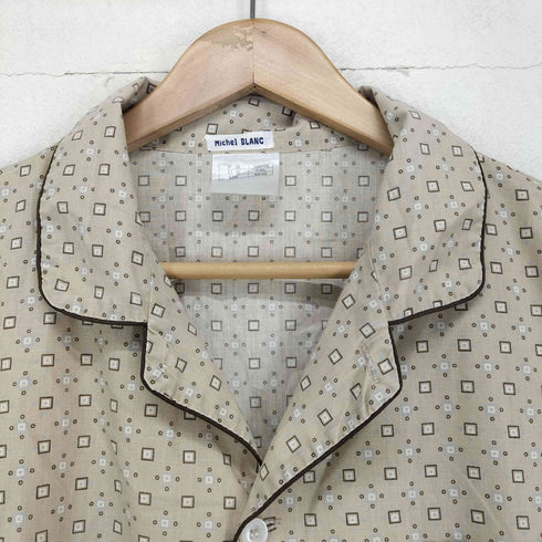 MICHEL BLANC 総柄 パジャマシャツ メンズ import:XL