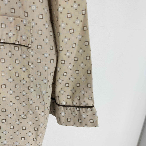 MICHEL BLANC 総柄 パジャマシャツ メンズ import:XL