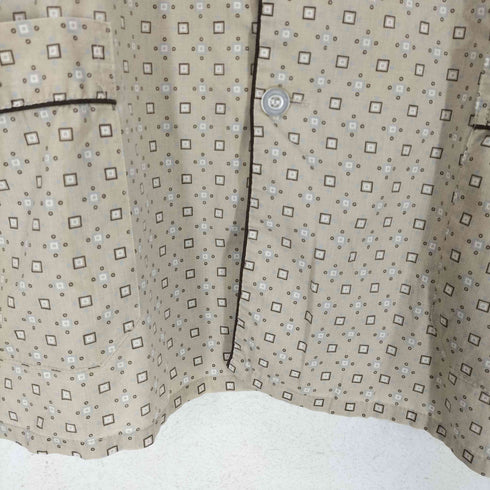 MICHEL BLANC 総柄 パジャマシャツ メンズ import:XL