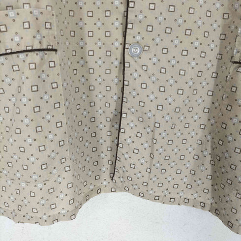 MICHEL BLANC 総柄 パジャマシャツ メンズ import:XL