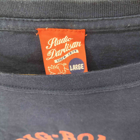 スタジオダルチザン STUDIO DARTISAN フロントプリントTシャツ メンズ JPN:L