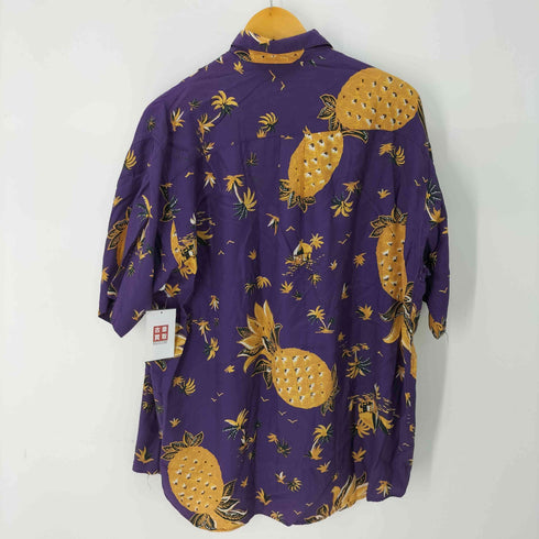 パパス papas 総柄 レーヨン アロハシャツ メンズ JPN:L