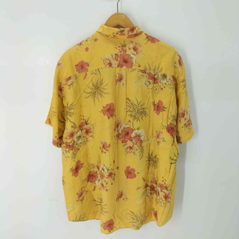 パパス papas 総柄 レーヨン アロハシャツ メンズ JPN:M