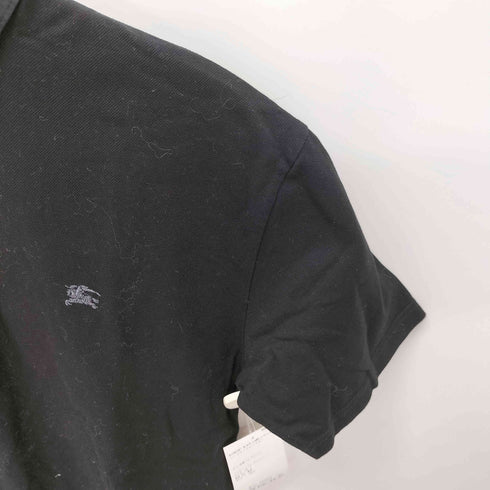 バーバリーブラックレーベル BURBERRY BLACK LABEL ポニー刺繍 S/S ポロシャツ メンズ JPN:3