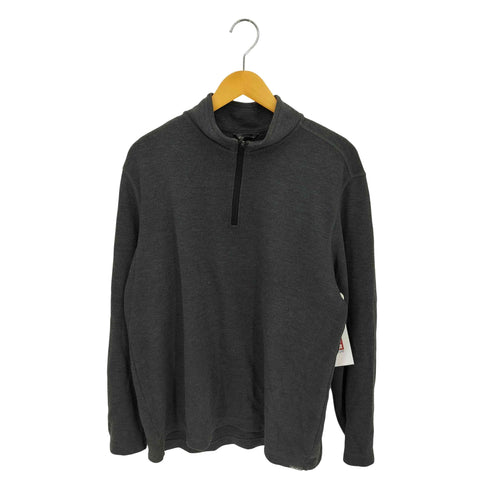 エディーバウアー Eddie Bauer ハーフジップ コットンスウェット メンズ import:L