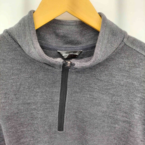 エディーバウアー Eddie Bauer ハーフジップ コットンスウェット メンズ import:L