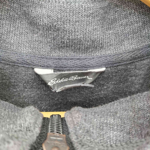 エディーバウアー Eddie Bauer ハーフジップ コットンスウェット メンズ import:L