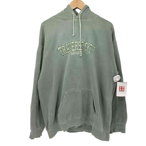 U.S.Vintage ロゴ刺繍 パキスタン製 裏起毛プルオーバーパーカー メンズ import:L