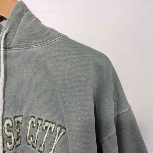 U.S.Vintage ロゴ刺繍 パキスタン製 裏起毛プルオーバーパーカー メンズ import:L