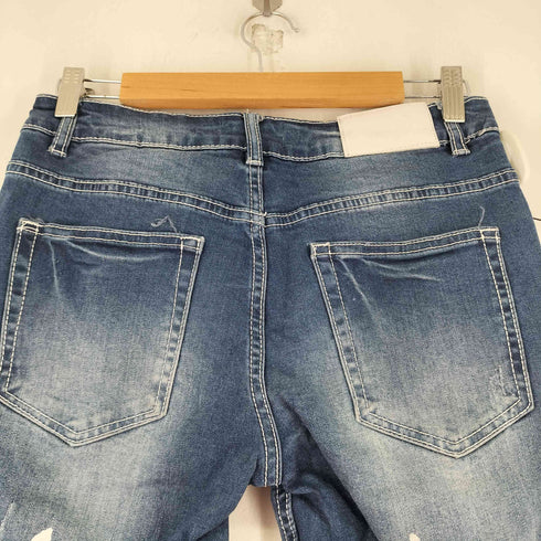 チック THICC ダメージスキニーデニムパンツ メンズ JPN:M