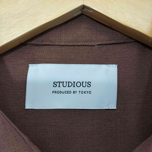 ステュディオス STUDIOUS レーヨン混 ロングスリーブシャツ メンズ JPN:2