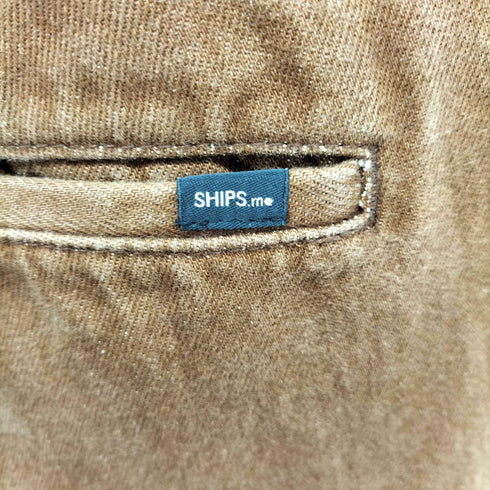 SHIPS.me: ワイドデニムカットオフパンツ メンズ JPN:M