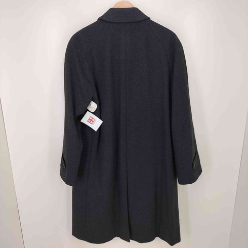 カシミヤ100% 比翼 チェスターコート メンズ