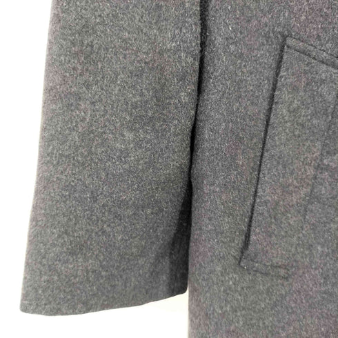 カシミヤ100% 比翼 チェスターコート メンズ