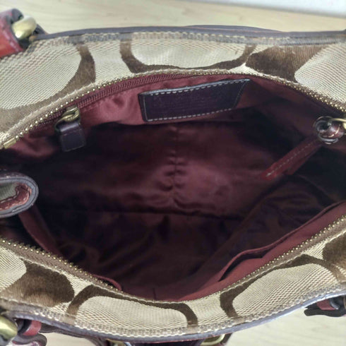 コーチ COACH 本革レザーパイソン型押しボストントート レディース