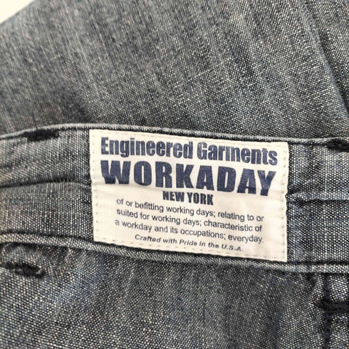 エンジニアードガーメンツ Engineered Garments WORKADAY インディゴベイカーパンツ メンズ JPN:XS