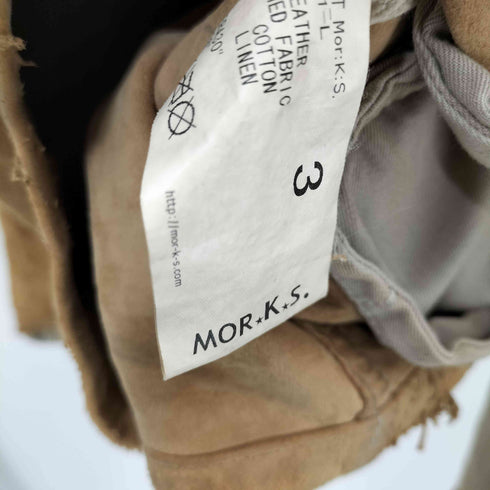 FranCisT MOR.K.S. ラムレザー切替M-65スタイルフィールドジャケット メンズ 3