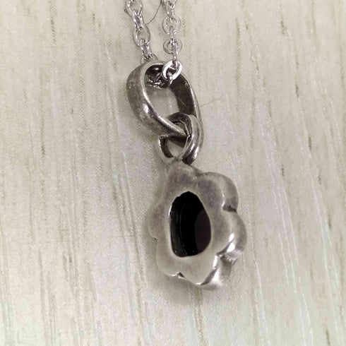 シルバー925刻印 ストーンネックレス レディース