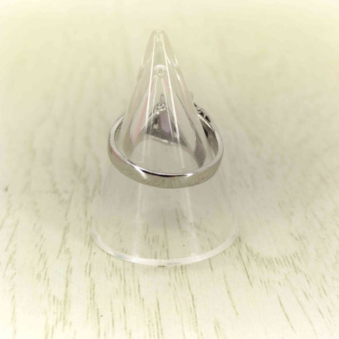 シルバー刻印 ストーンリング レディース 11号